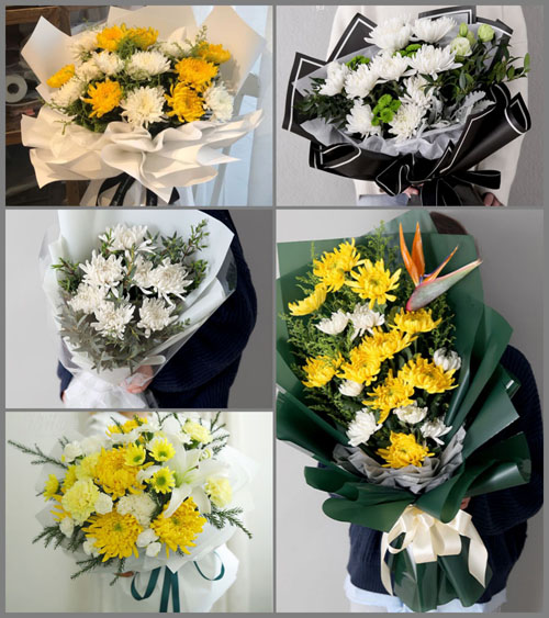 四川绵阳梓潼县卧龙镇白事花束代送